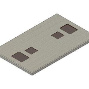 Tripod Lid with Cutouts for Card Readers and Directional Lights