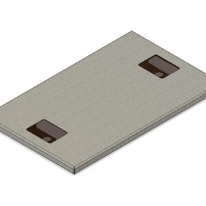 Tripod Lid with Cutouts for Card Readers